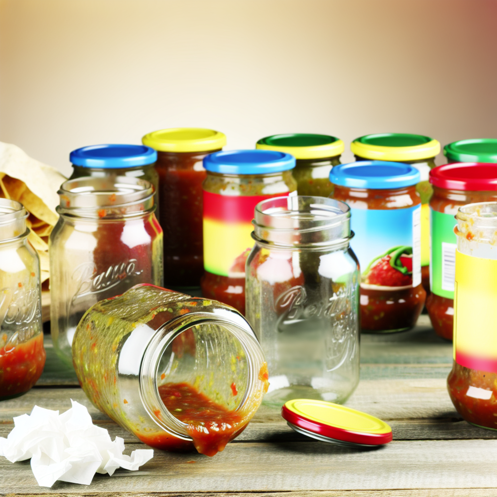 Empty Salsa Jars