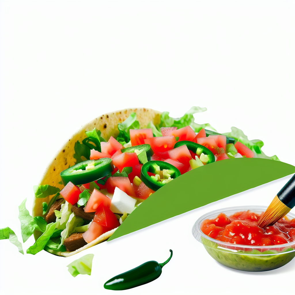 Delicious Taco with Fresh Salsa