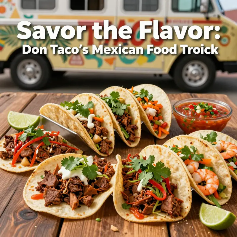 An array of authentic tacos showcasing the rich flavors offered by Don Taco.