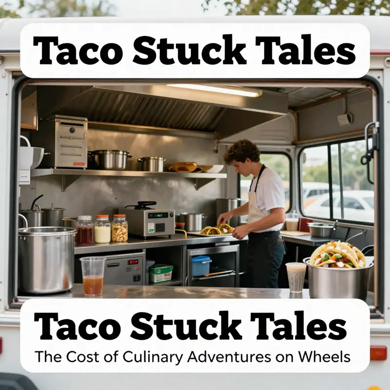 A taco truck parked in a bustling area, showcasing the diverse clientele and vibrant menu that draws customers in.