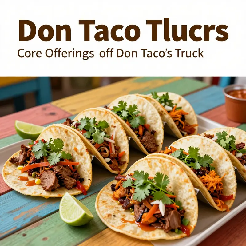 A selection of premium, authentic tacos ready to delight the senses.