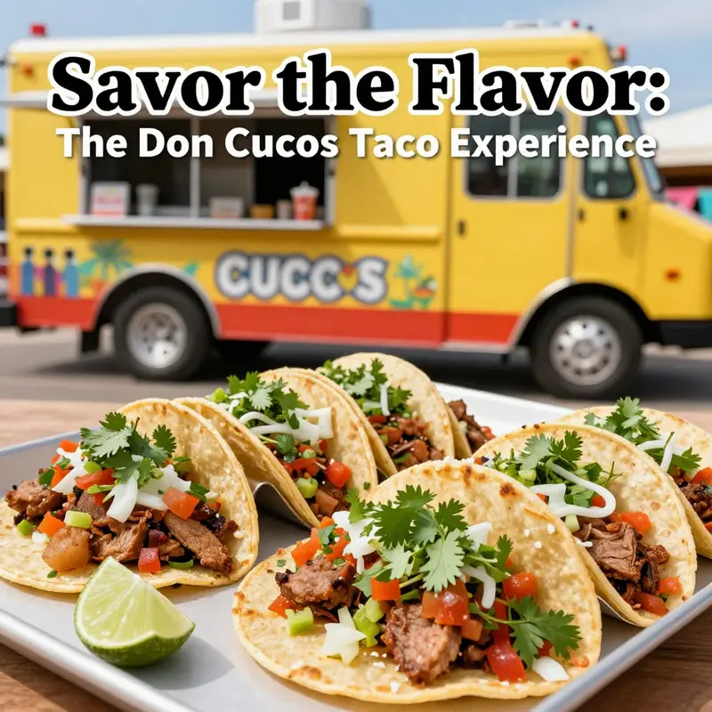 An exquisite display of Don Cucos’ handmade tacos, showcasing the fresh ingredients and culinary mastery.