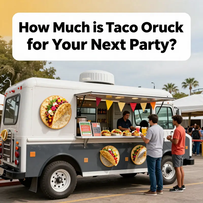 Exploring the various factors that affect taco truck rental costs.