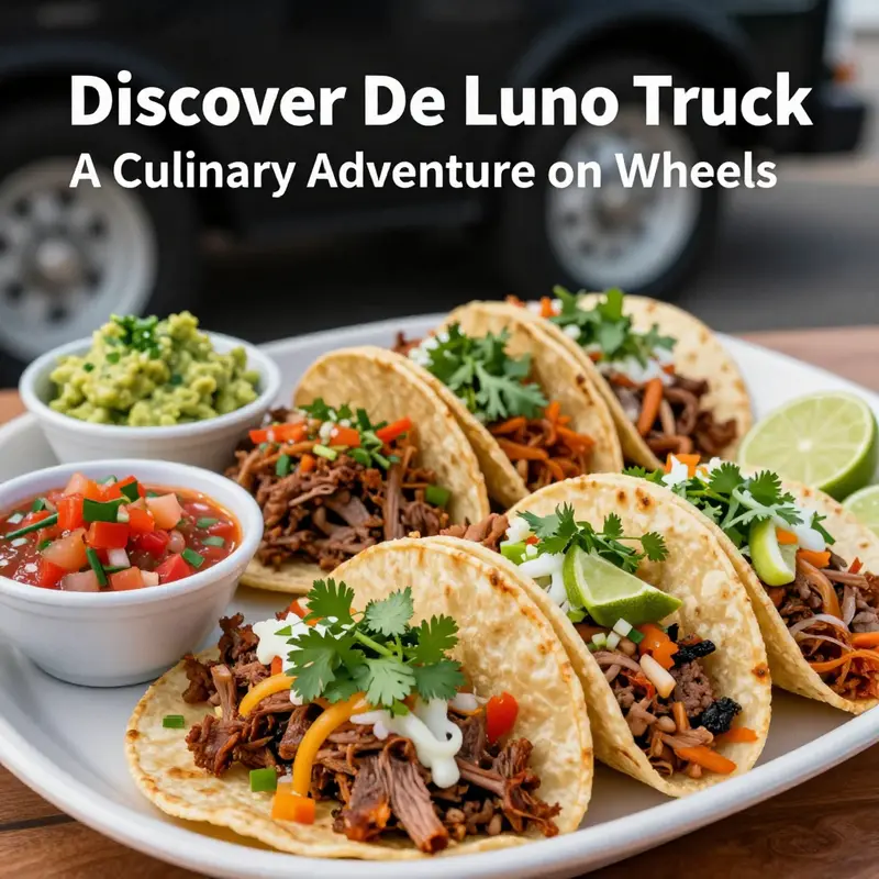De Luna Taco Truck nestled in a lively neighborhood, representing the heartbeat of local culture and cuisine.