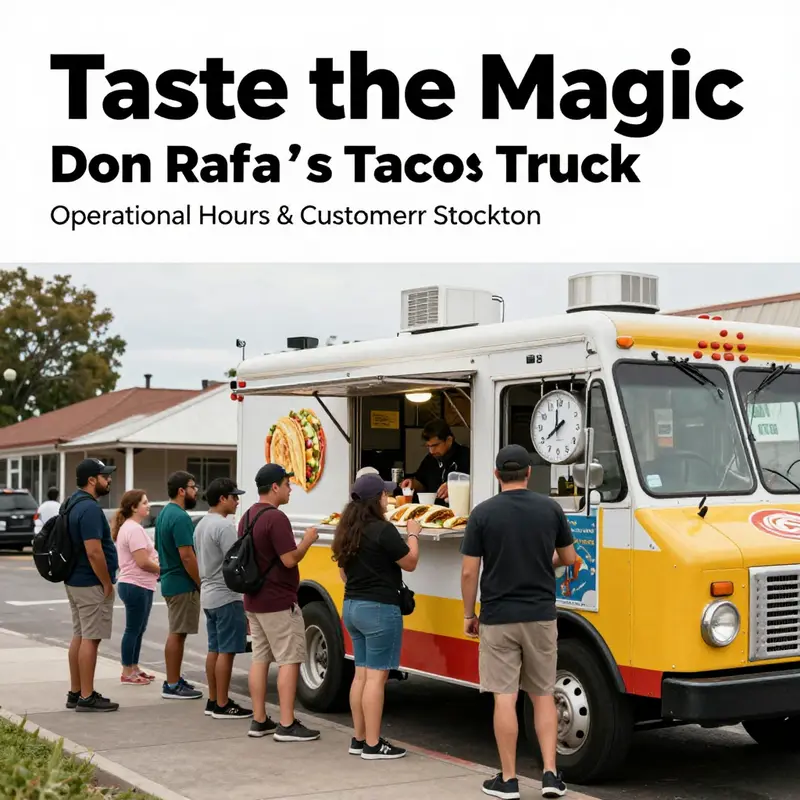 The vibrant ambiance of Don Rafa’s Taco Truck, showcasing the joy of good food and community.