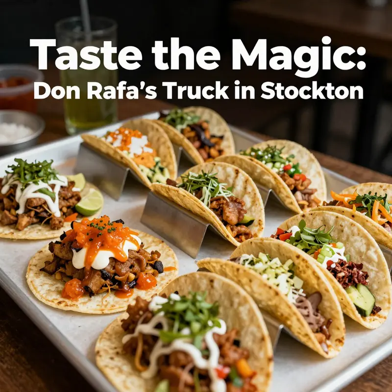 The vibrant ambiance of Don Rafa’s Taco Truck, showcasing the joy of good food and community.