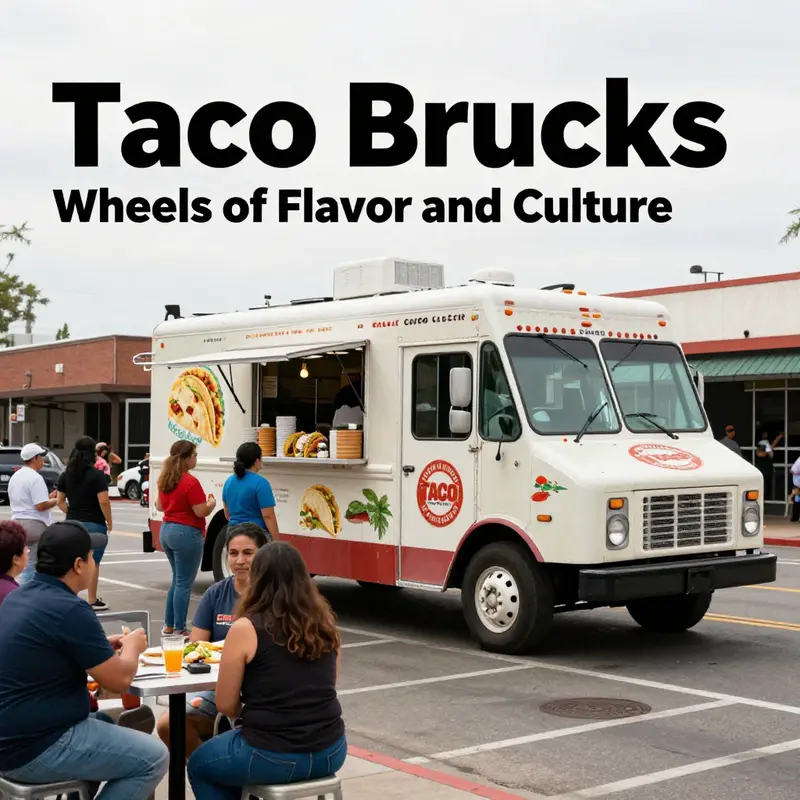 The vibrancy of community surrounding a taco truck brings joy and culinary excitement.