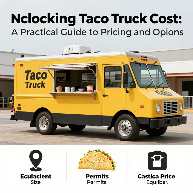 Base price considerations for starting a taco truck.