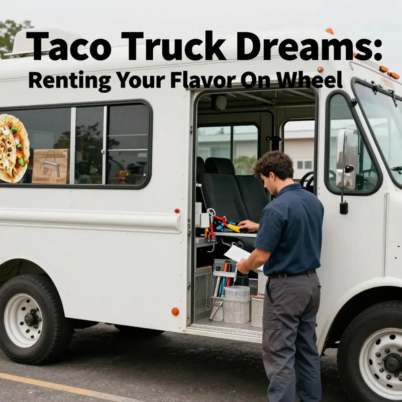 A vibrant street food festival featuring diverse taco trucks ready to serve delicious tacos.