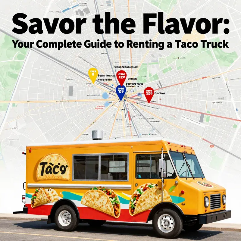 Showcasing diverse taco trucks with varied price ranges for different events.