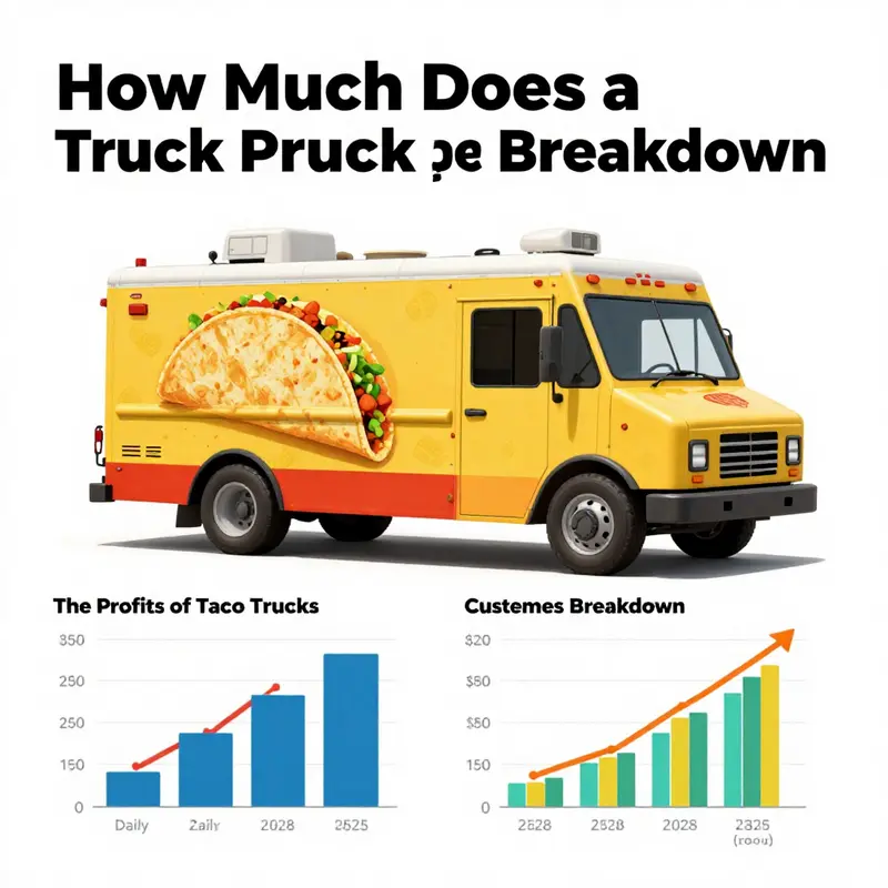 A bustling taco truck in an urban area with customers enjoying fresh tacos.