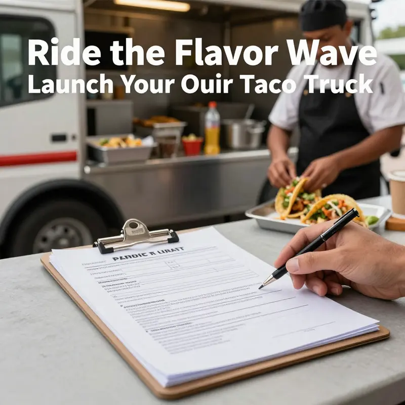 Crafting a unique business plan to get your taco truck on the road.