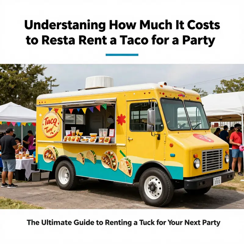 Discover the price range of renting a taco truck, perfect for your next event!
