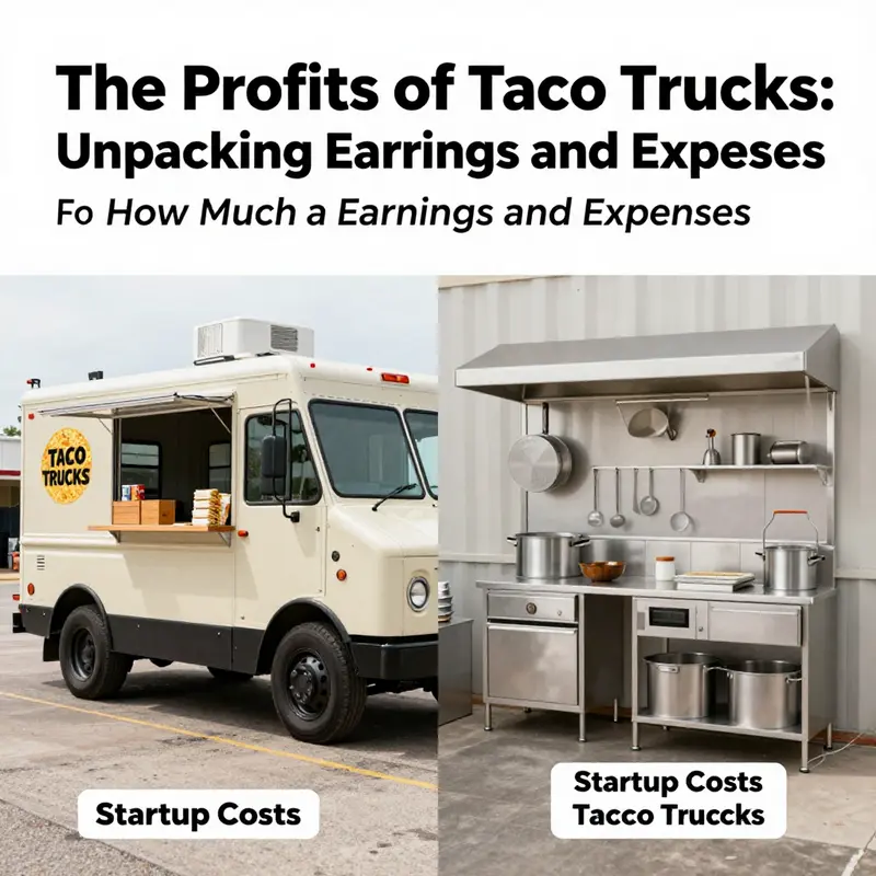 A bustling taco truck in an urban area with customers enjoying fresh tacos.