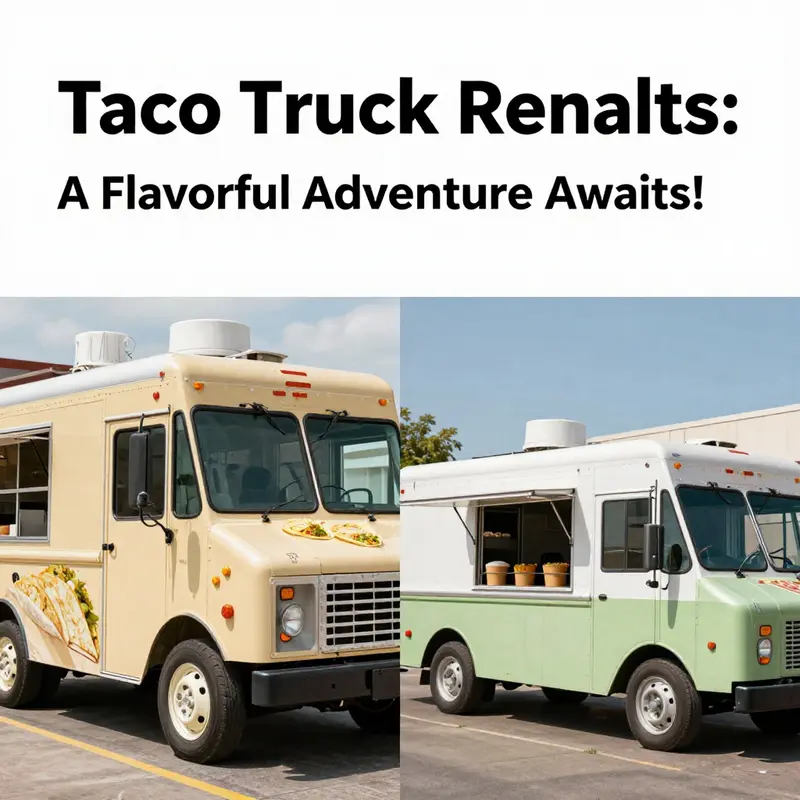 A lively taco truck serving delicious tacos at an outdoor event.
