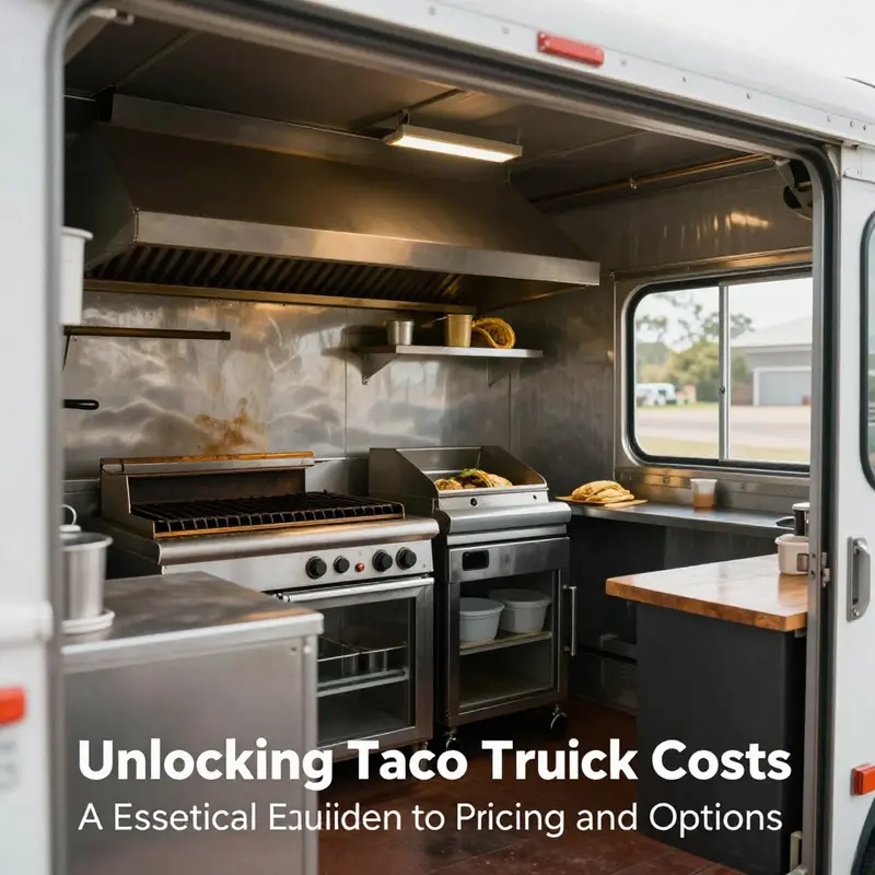 Base price considerations for starting a taco truck.