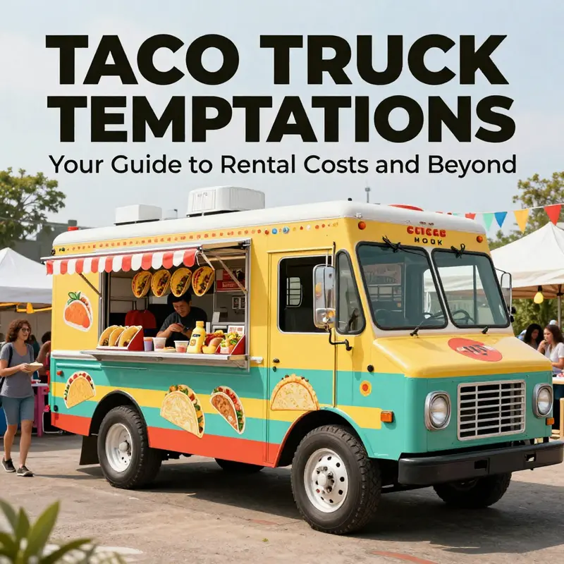 Understanding the various costs associated with renting a taco truck.