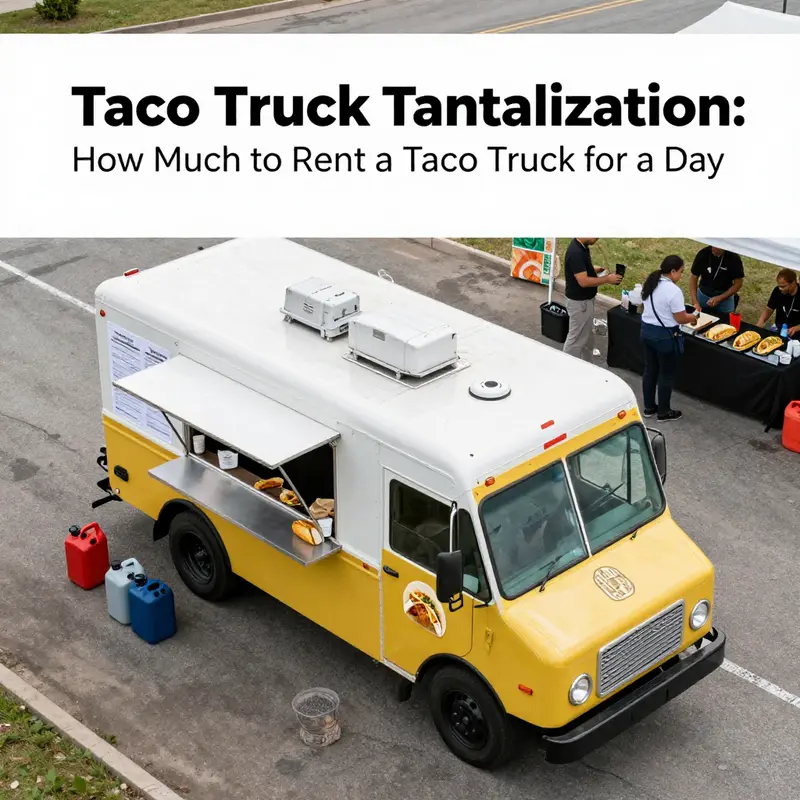 Overview of basic rental costs for taco trucks to help you budget effectively.