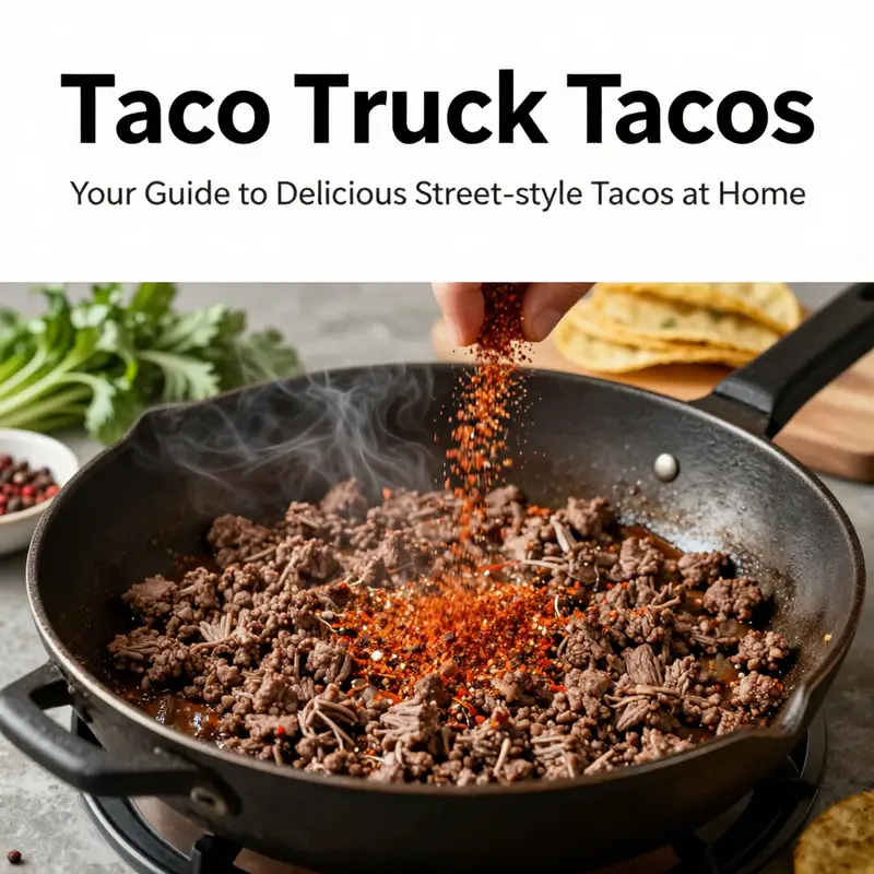 Soft flour and corn tortillas ready for filling, showcasing the perfect base for taco truck tacos.