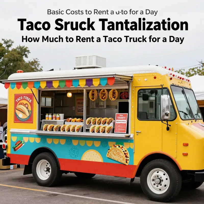 Overview of basic rental costs for taco trucks to help you budget effectively.