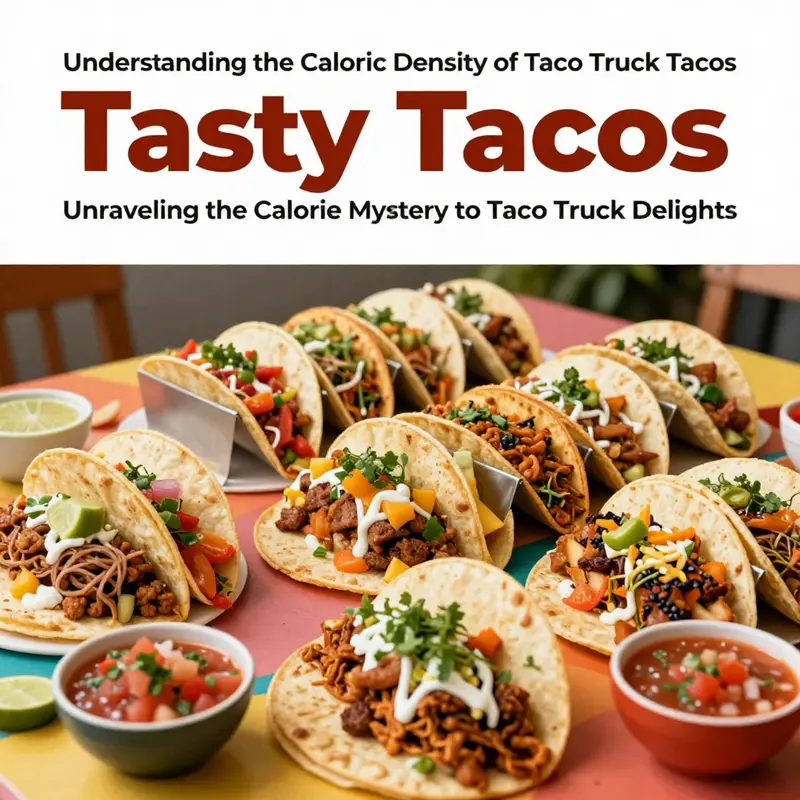 A colorful spread of taco truck tacos, each representing unique fillings and presentations.