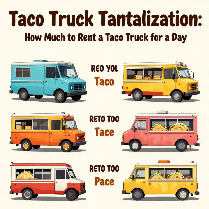 Overview of basic rental costs for taco trucks to help you budget effectively.
