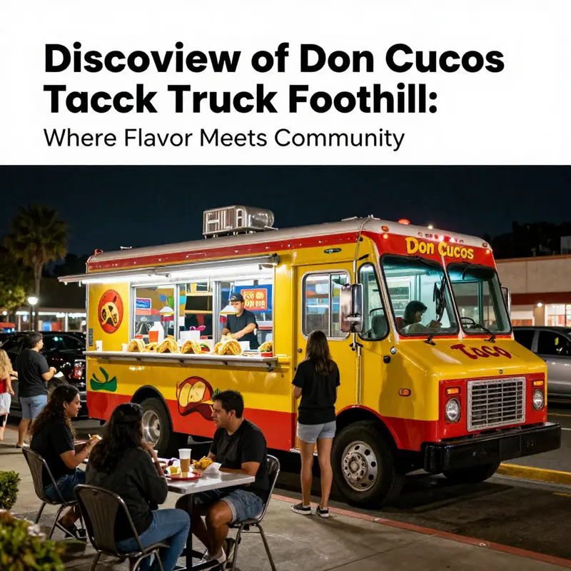 Don Cucos Taco Truck, a colorful hub of authentic Mexican flavors at 12898 Foothill Blvd.