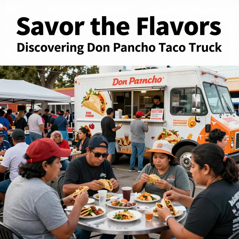 Experience the rich and diverse flavors of authentic Mexican tacos offered by Don Pancho Taco Truck.