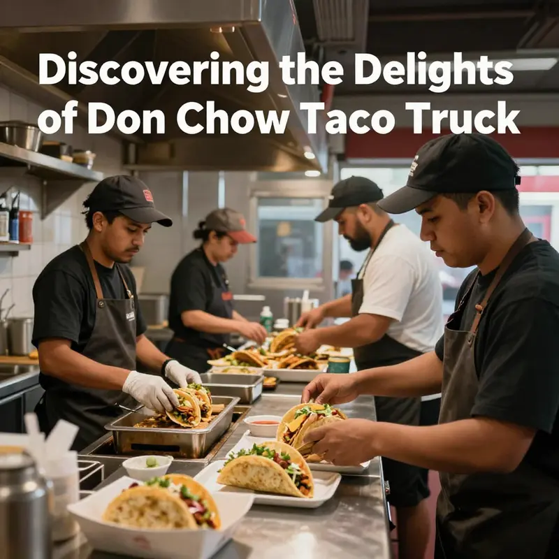 The vibrant and diverse offerings from Don Chow Taco Truck entice local food lovers.