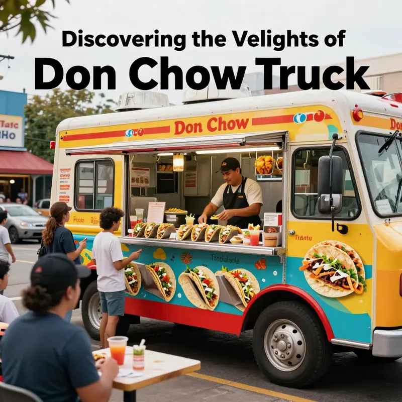 The vibrant and diverse offerings from Don Chow Taco Truck entice local food lovers.