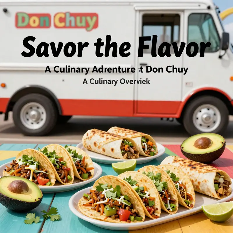 A vibrant array of Don Chuy’s menu highlights, showcasing the delicious offerings that await taco fans.