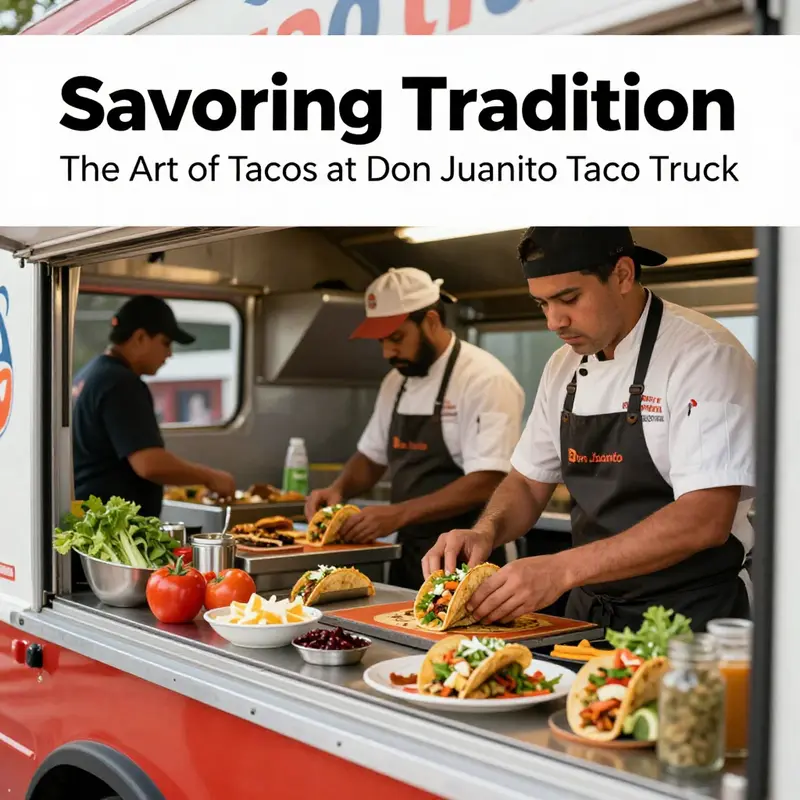 An array of colorful tacos served fresh, showcasing the culinary mastery of Don Juanito Taco Truck.
