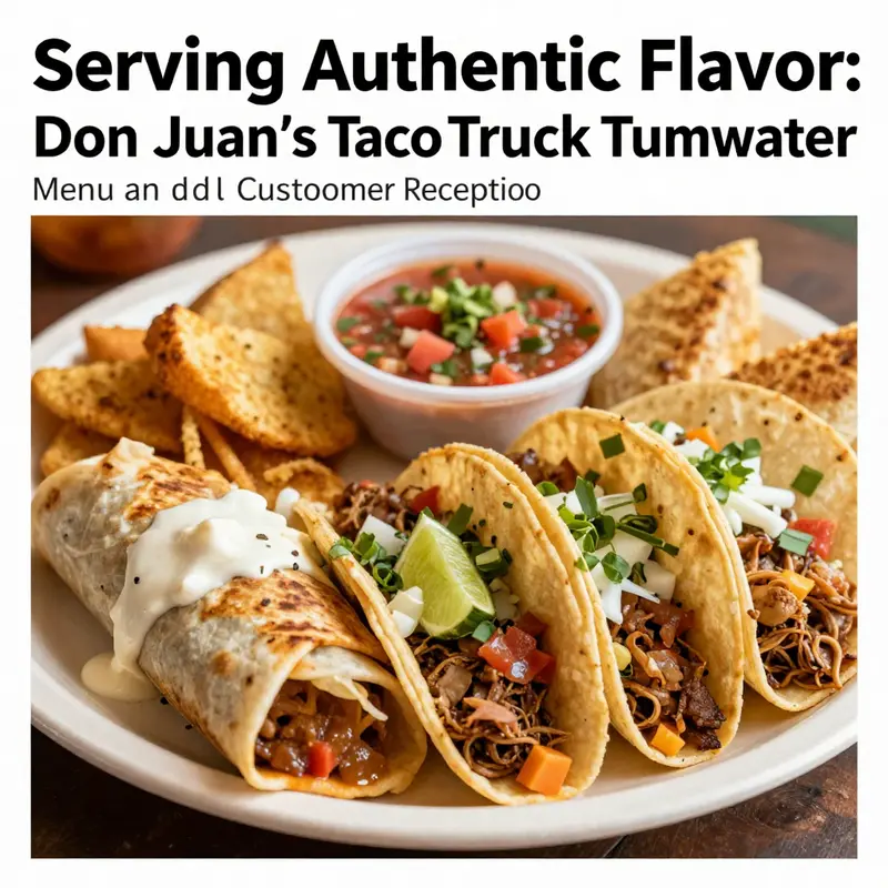 The inviting façade of Don Juan’s Taco Truck, capturing its charm and unique identity in Tumwater.