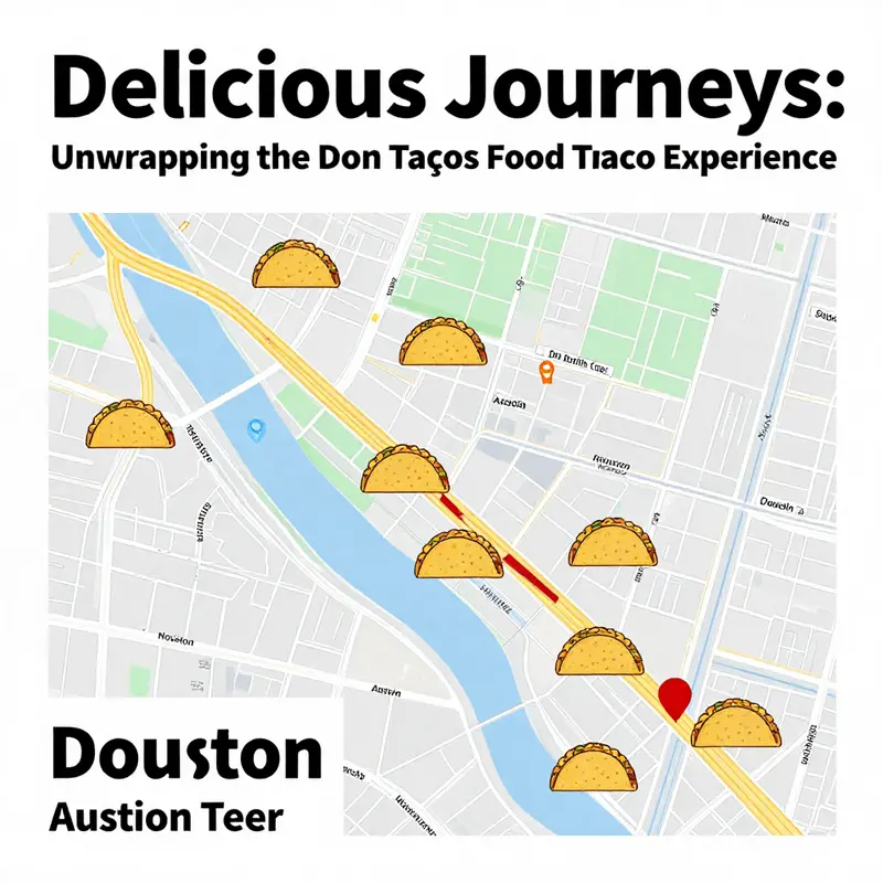 The lively ambiance of Don Tacos Food Truck in Austin, attracting taco lovers under the warm Texas sun.