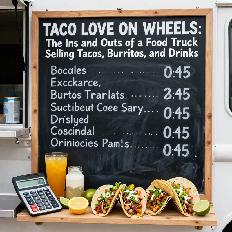 Diverse customers savoring tacos and drinks from a vibrant food truck, illustrating their preferences.