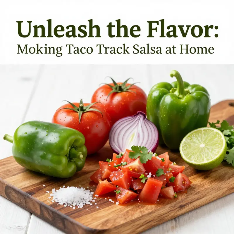 Essential fresh ingredients laid out, ready for a vibrant salsa.