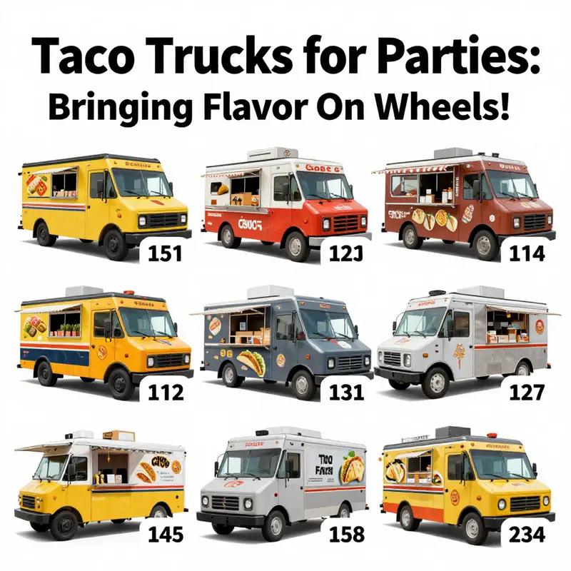 Shiny new taco trucks ready to spice up your celebration.