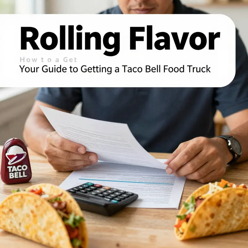 Embarking on your journey to own a Taco Bell food truck.