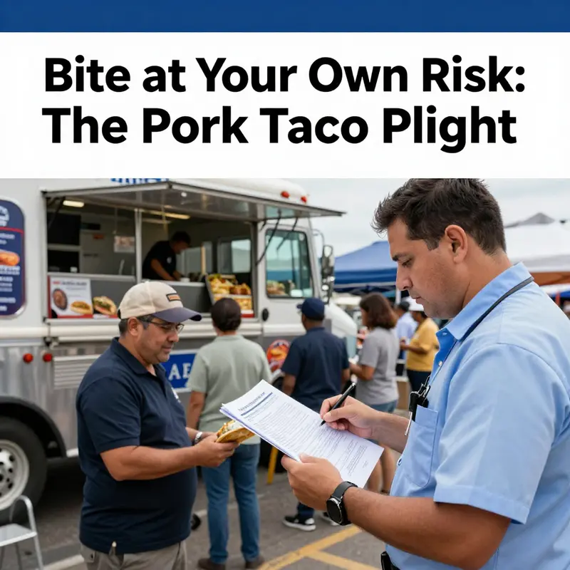 The tempting appearance of a pork taco that hides serious health risks.