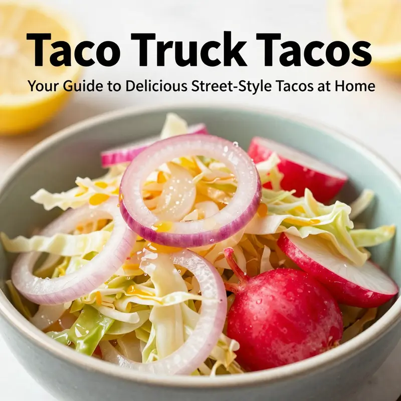 Soft flour and corn tortillas ready for filling, showcasing the perfect base for taco truck tacos.