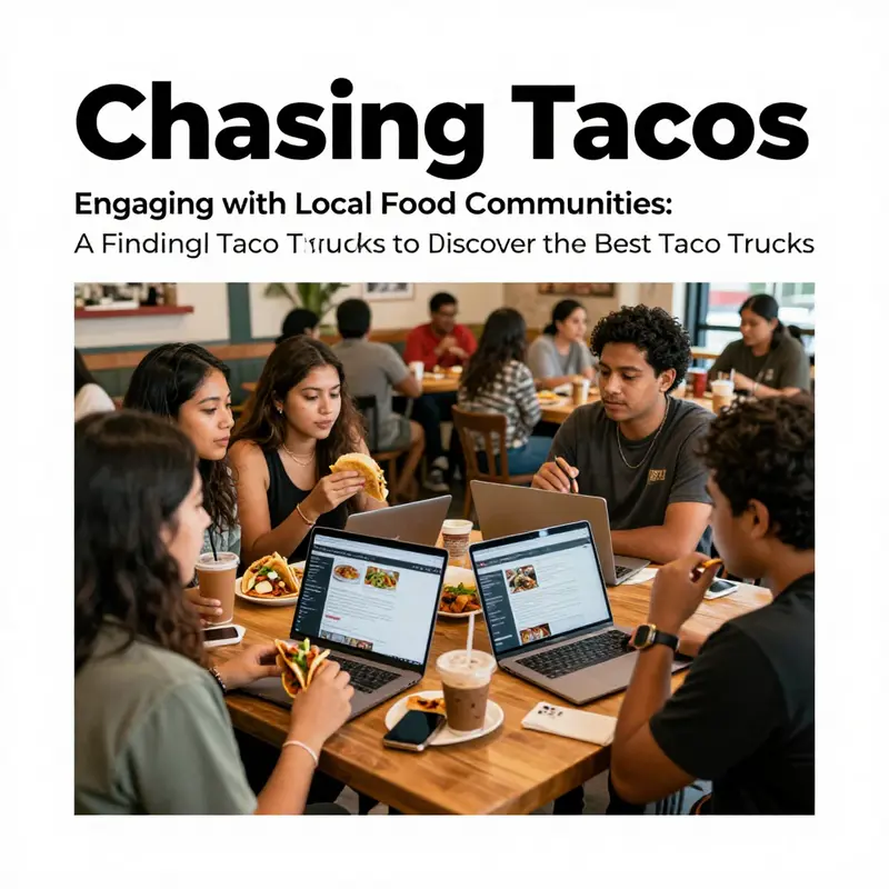 Smartphone apps make finding taco trucks quick and easy, enhancing your culinary journey.