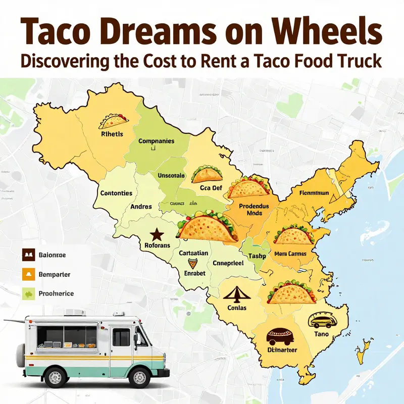 A bustling taco food truck scene captures the essence of local culinary gatherings.