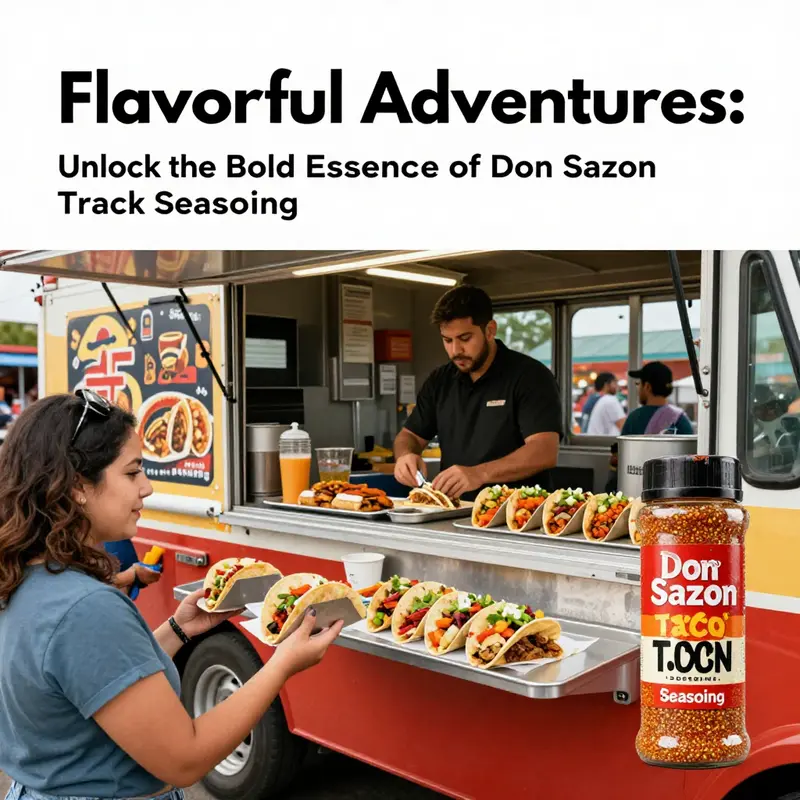 The vibrant ingredients that blend to create the bold flavors of Don Sazon Taco Truck Seasoning.