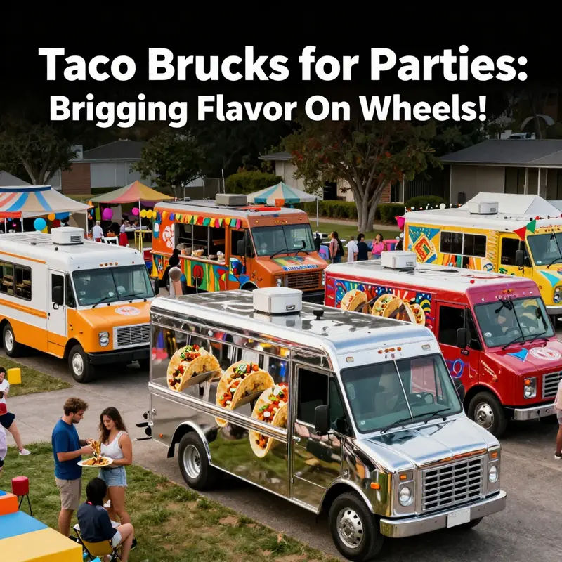 Shiny new taco trucks ready to spice up your celebration.