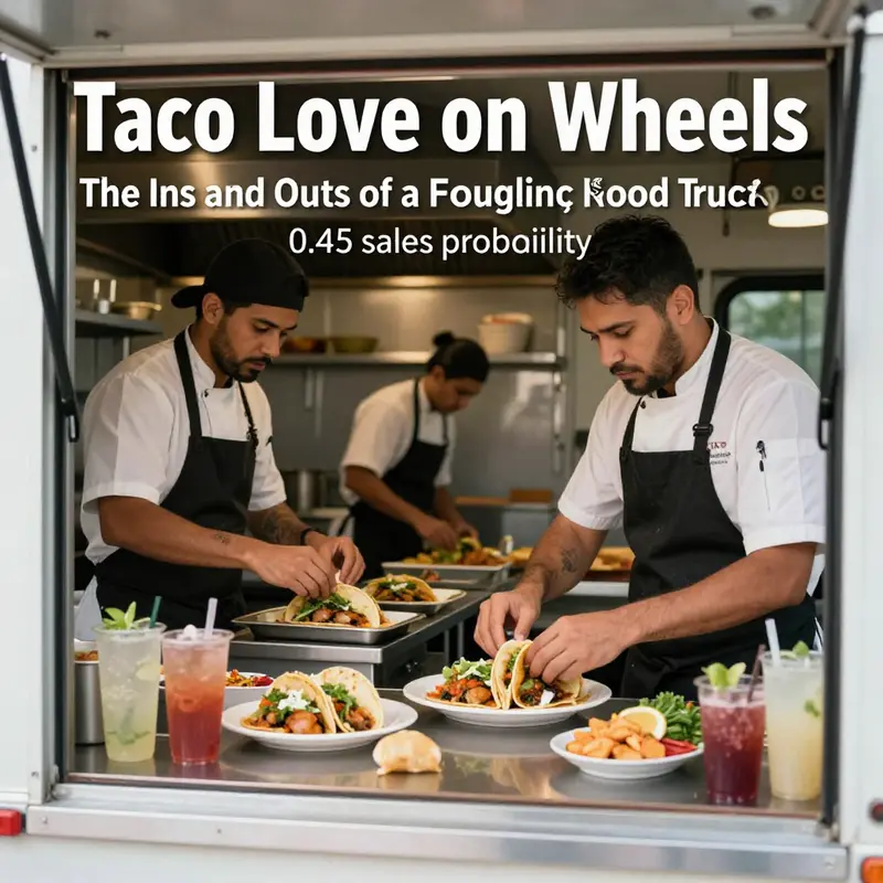 Diverse customers savoring tacos and drinks from a vibrant food truck, illustrating their preferences.