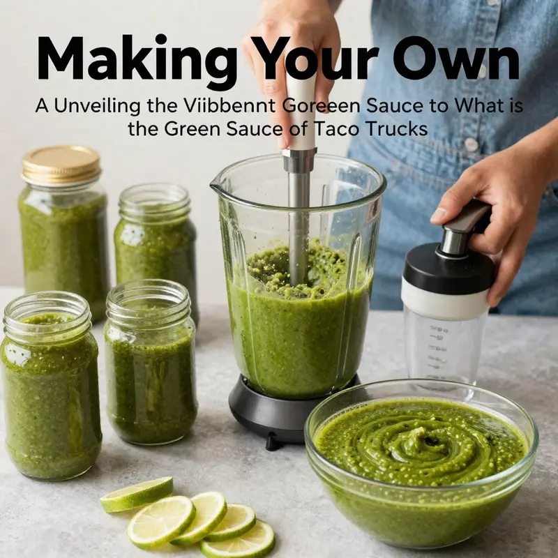 A vibrant salsa verde highlighting the freshness and brightness of its ingredients.