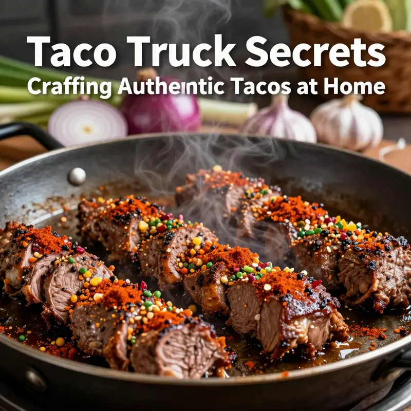 Fresh corn tortillas being warmed on a skillet for the perfect taco base.