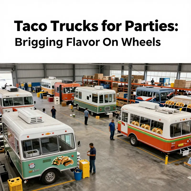 Shiny new taco trucks ready to spice up your celebration.