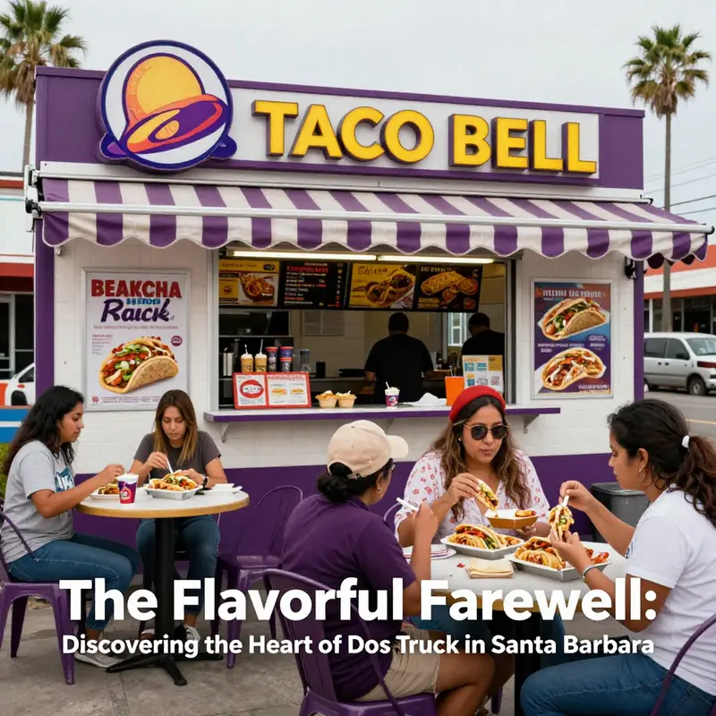 The moment of closure for Don Paco Taco Truck captured in the heart of Santa Barbara.