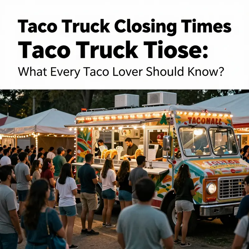 Explore the impact of location on taco truck closing times.